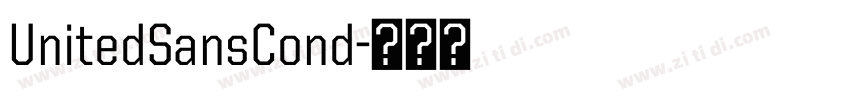 UnitedSansCond字体转换