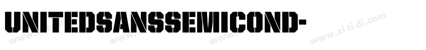 UnitedSansSemiCond字体转换