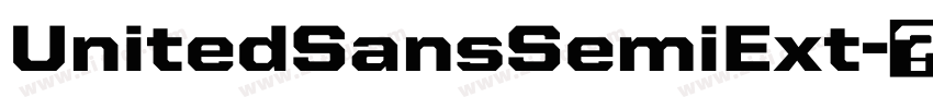 UnitedSansSemiExt字体转换