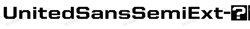 UnitedSansSemiExt字体转换