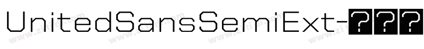 UnitedSansSemiExt字体转换