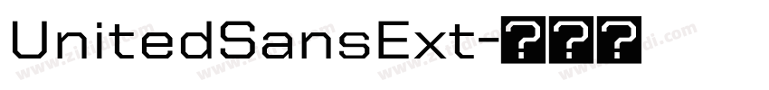 UnitedSansExt字体转换