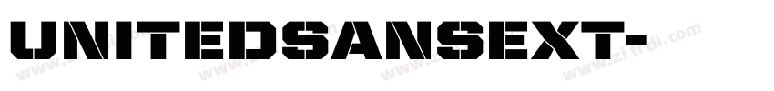 UnitedSansExt字体转换