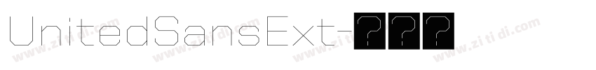 UnitedSansExt字体转换
