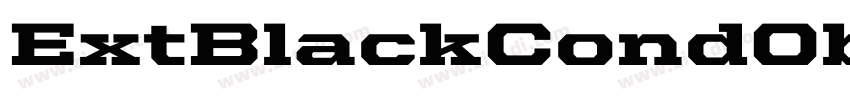 ExtBlackCond0bl字体转换 ExtBlackCond0bl字体转换