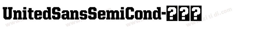 UnitedSansSemiCond字体转换 UnitedSansSemiCond字体转换