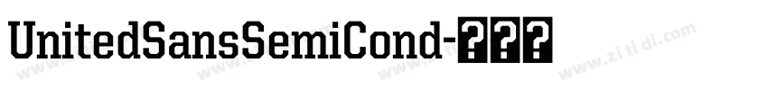 UnitedSansSemiCond字体转换 UnitedSansSemiCond字体转换