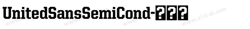 UnitedSansSemiCond字体转换 UnitedSansSemiCond字体转换