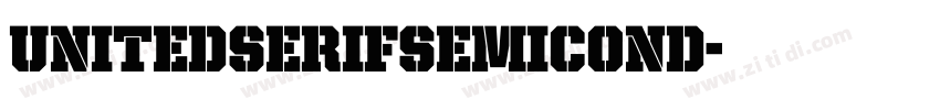 UnitedSerifSemiCond字体转换