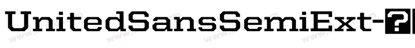UnitedSansSemiExt字体转换