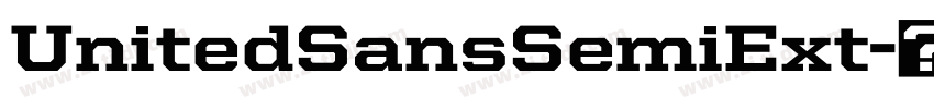UnitedSansSemiExt字体转换