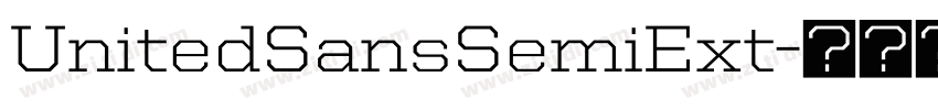 UnitedSansSemiExt字体转换