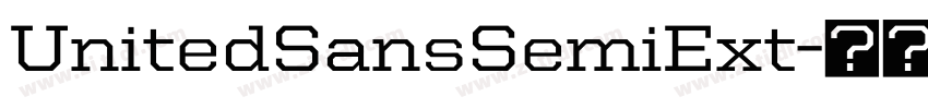 UnitedSansSemiExt字体转换