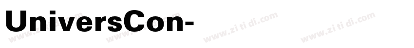 UniversCon字体转换