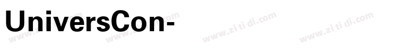 UniversCon字体转换
