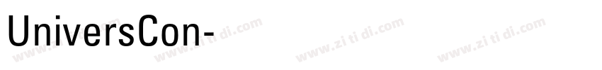 UniversCon字体转换