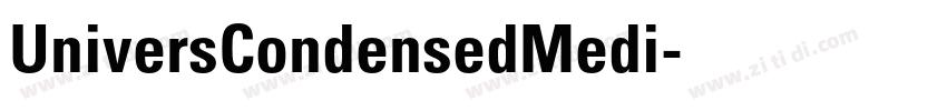 UniversCondensedMedi字体转换