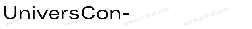 UniversCon字体转换