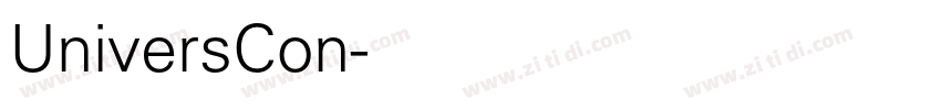 UniversCon字体转换