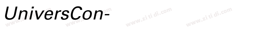 UniversCon字体转换