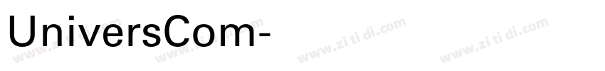 UniversCom字体转换