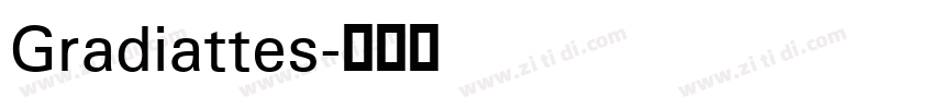 Gradiattes字体转换
