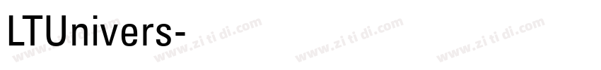 LTUnivers字体转换