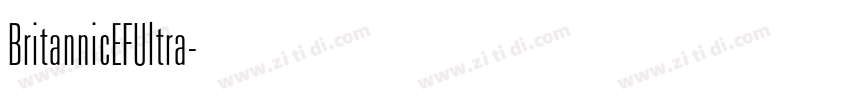 BritannicEFUltra字体转换