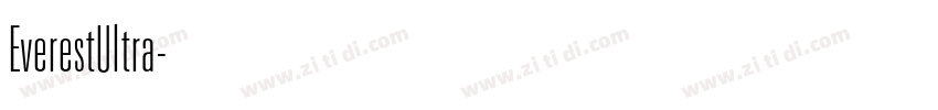 EverestUltra字体转换