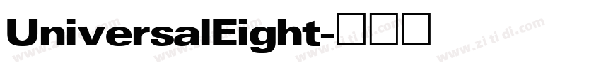 UniversalEight字体转换
