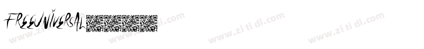 FreeUniversal字体转换