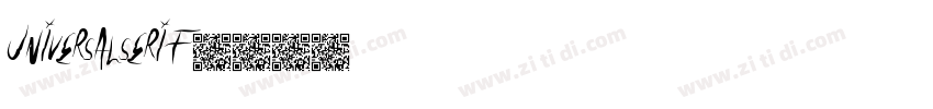 UniversalSerif字体转换