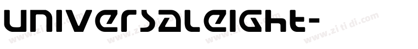 UniversalEight字体转换