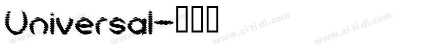Universal字体转换