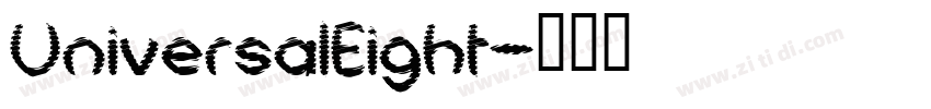 UniversalEight字体转换