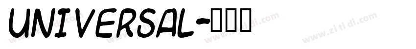 Universal字体转换