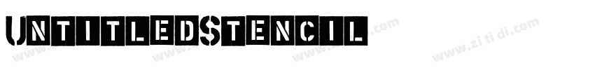 UntitledStencil字体转换