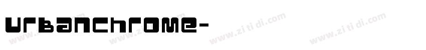 Urbanchrome字体转换