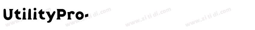 UtilityPro字体转换