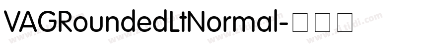 VAGRoundedLtNormal字体转换