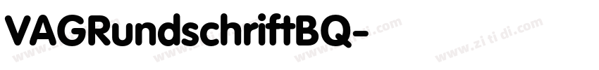 VAGRundschriftBQ字体转换