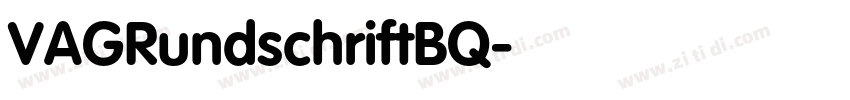 VAGRundschriftBQ字体转换