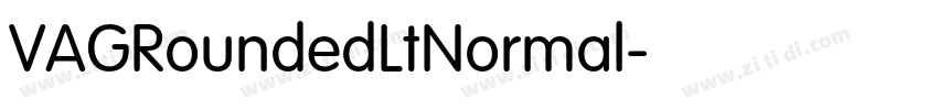 VAGRoundedLtNormal字体转换