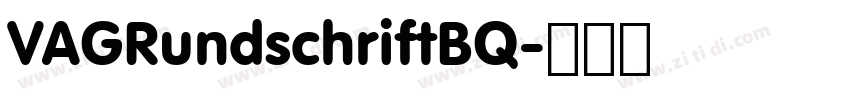 VAGRundschriftBQ字体转换