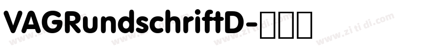 VAGRundschriftD字体转换