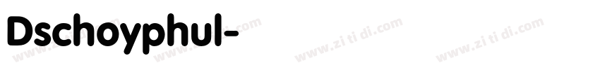 Dschoyphul字体转换