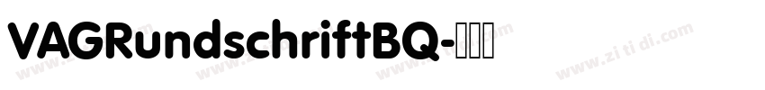 VAGRundschriftBQ字体转换