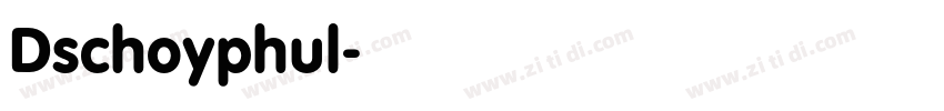 Dschoyphul字体转换