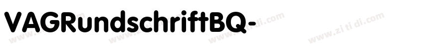 VAGRundschriftBQ字体转换