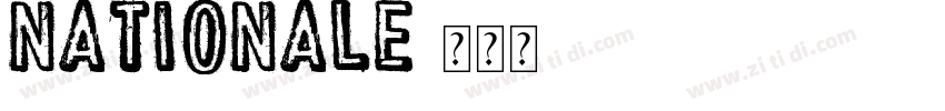 Nationale字体转换